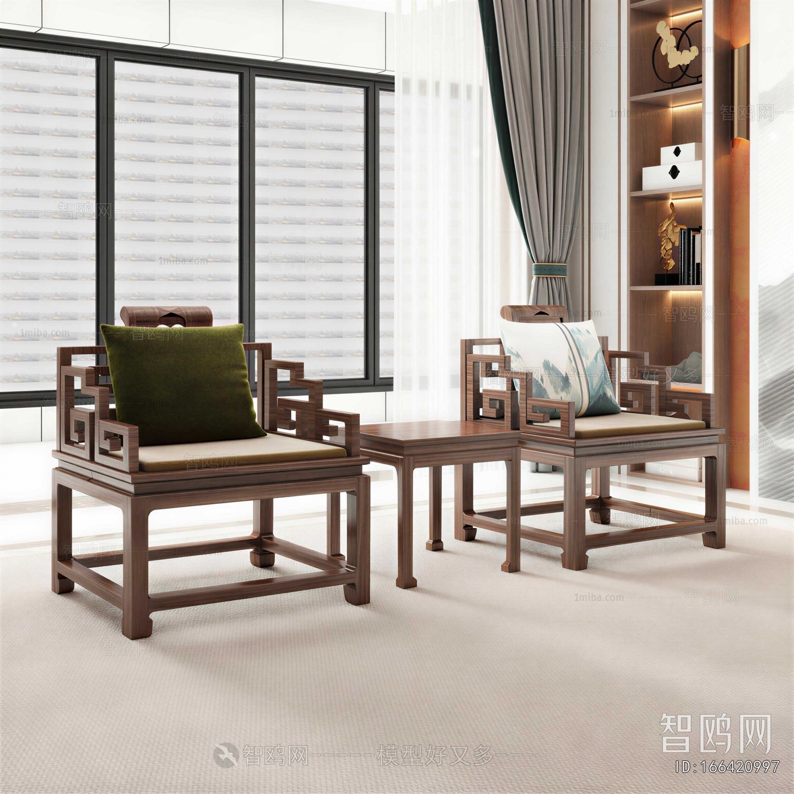 Chinese Style Lounge Chair