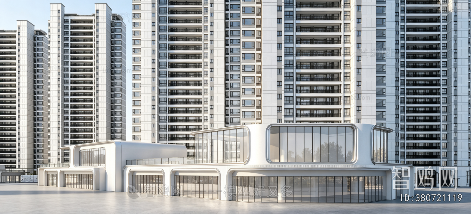 Modern Appearance Of Commercial Building