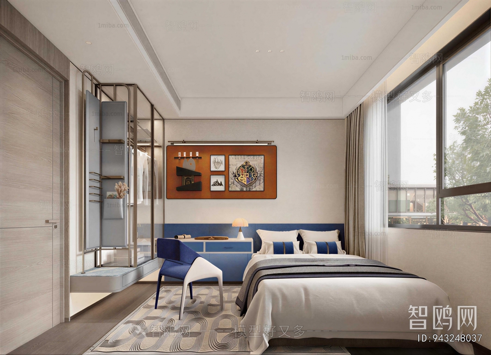 Modern Boy's Room And Son's Room