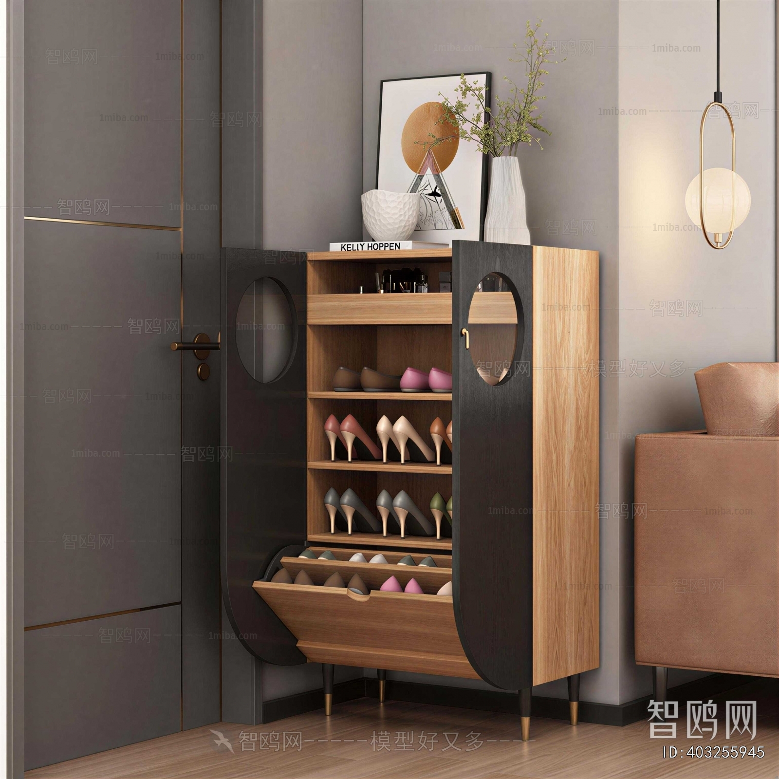 Modern Shoe Cabinet