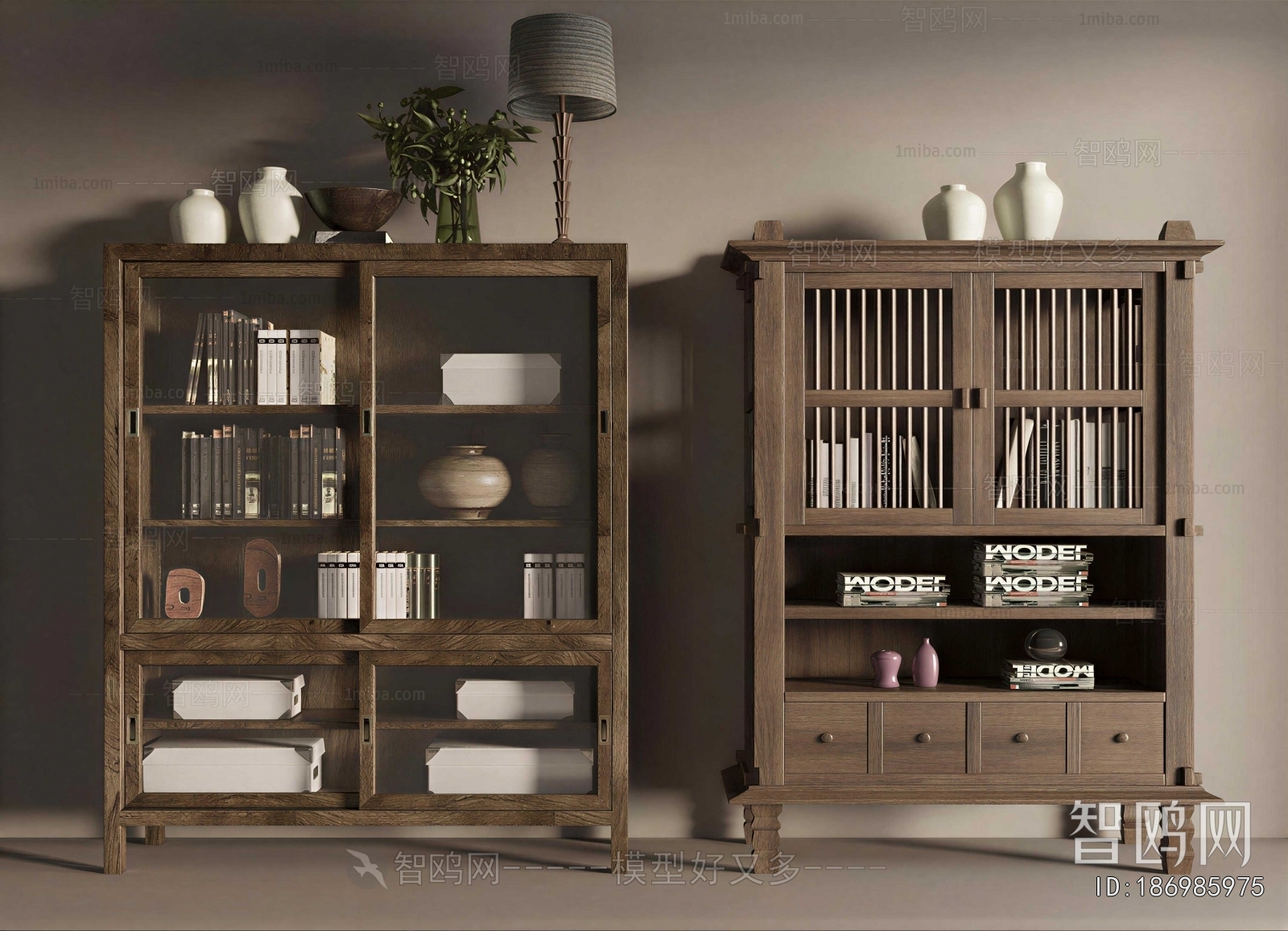 New Chinese Style Bookcase