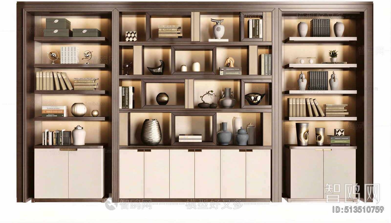 New Chinese Style Bookcase