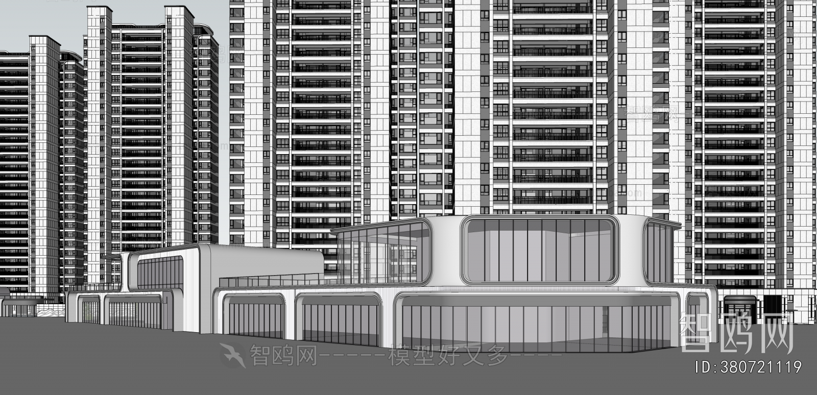Modern Appearance Of Commercial Building