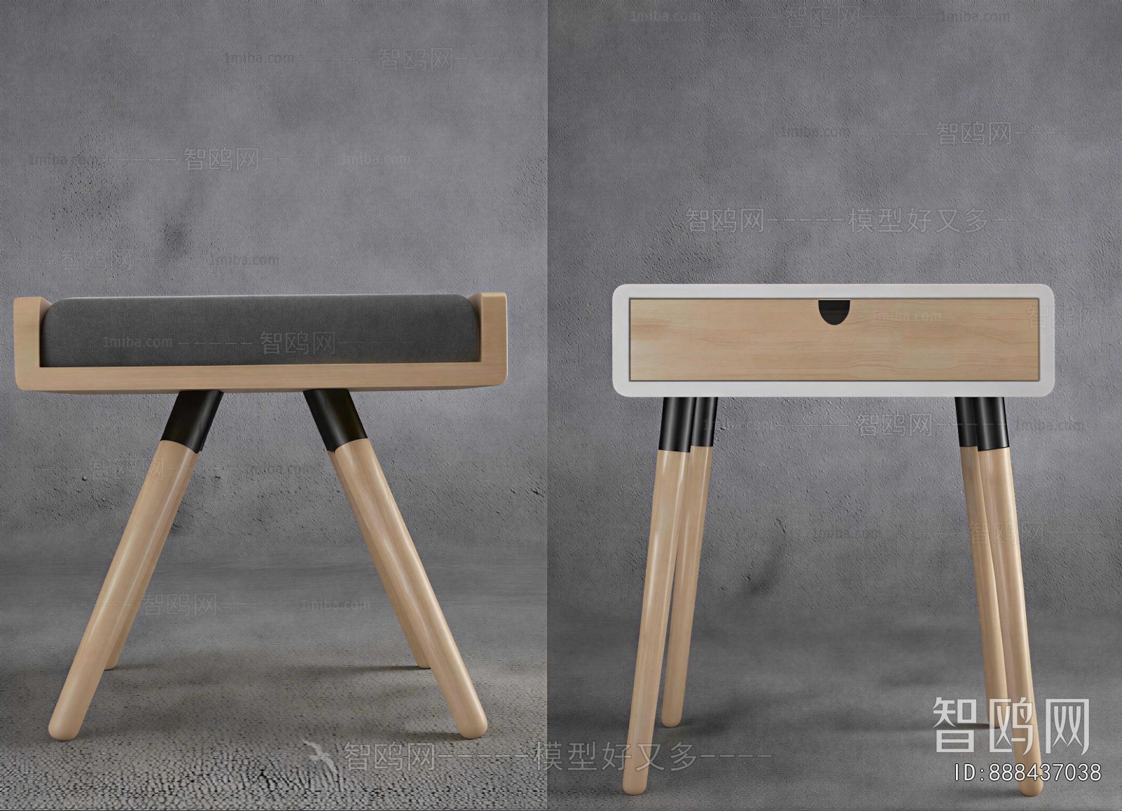 Modern Bedside Cupboard