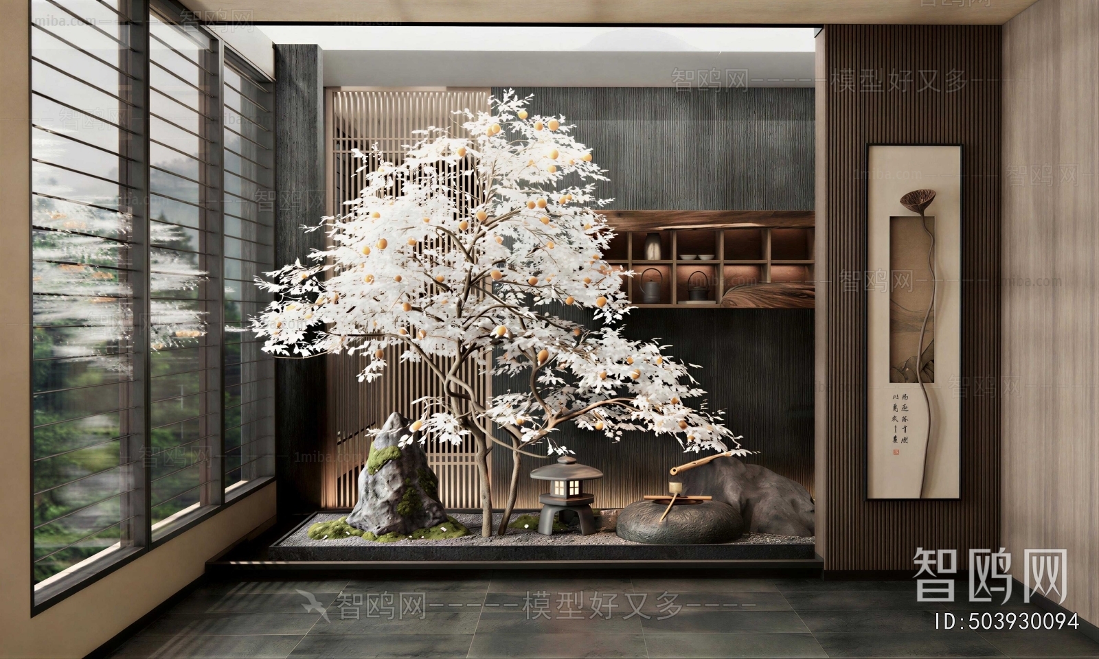 New Chinese Style Plant Landscaping