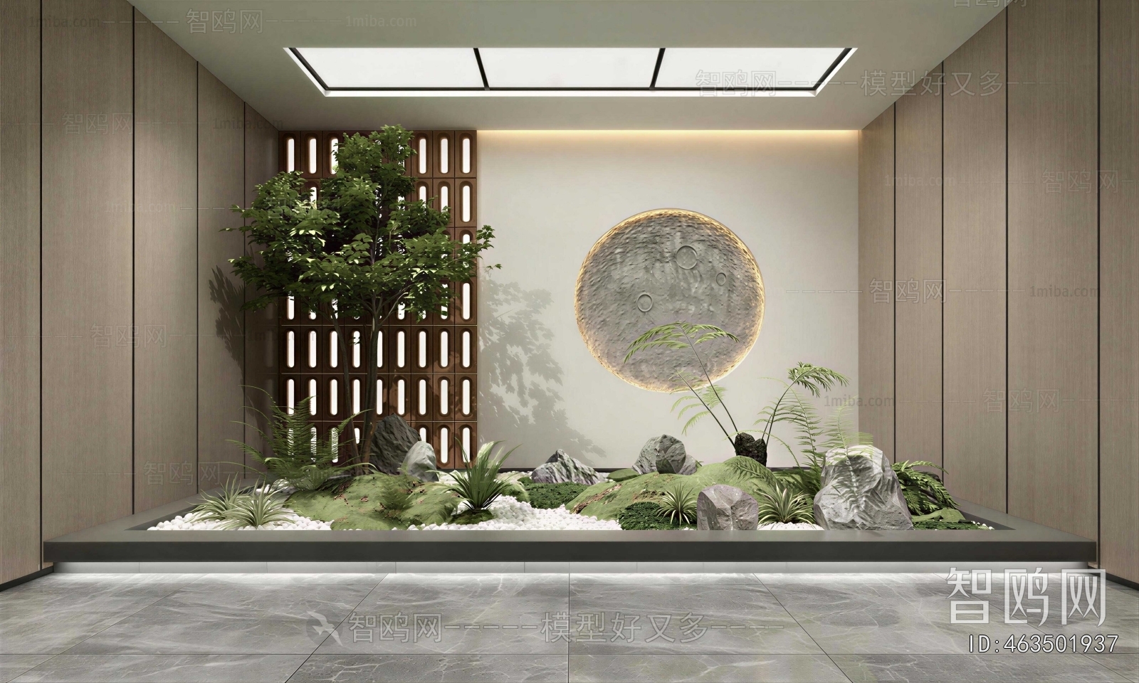 New Chinese Style Plant Landscaping
