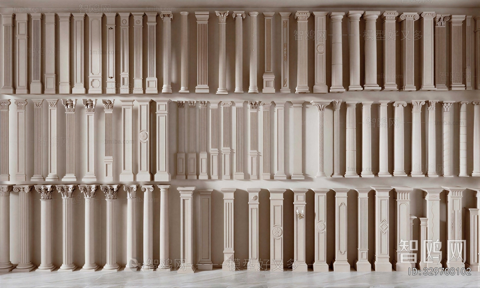 European Style Roman Pillar