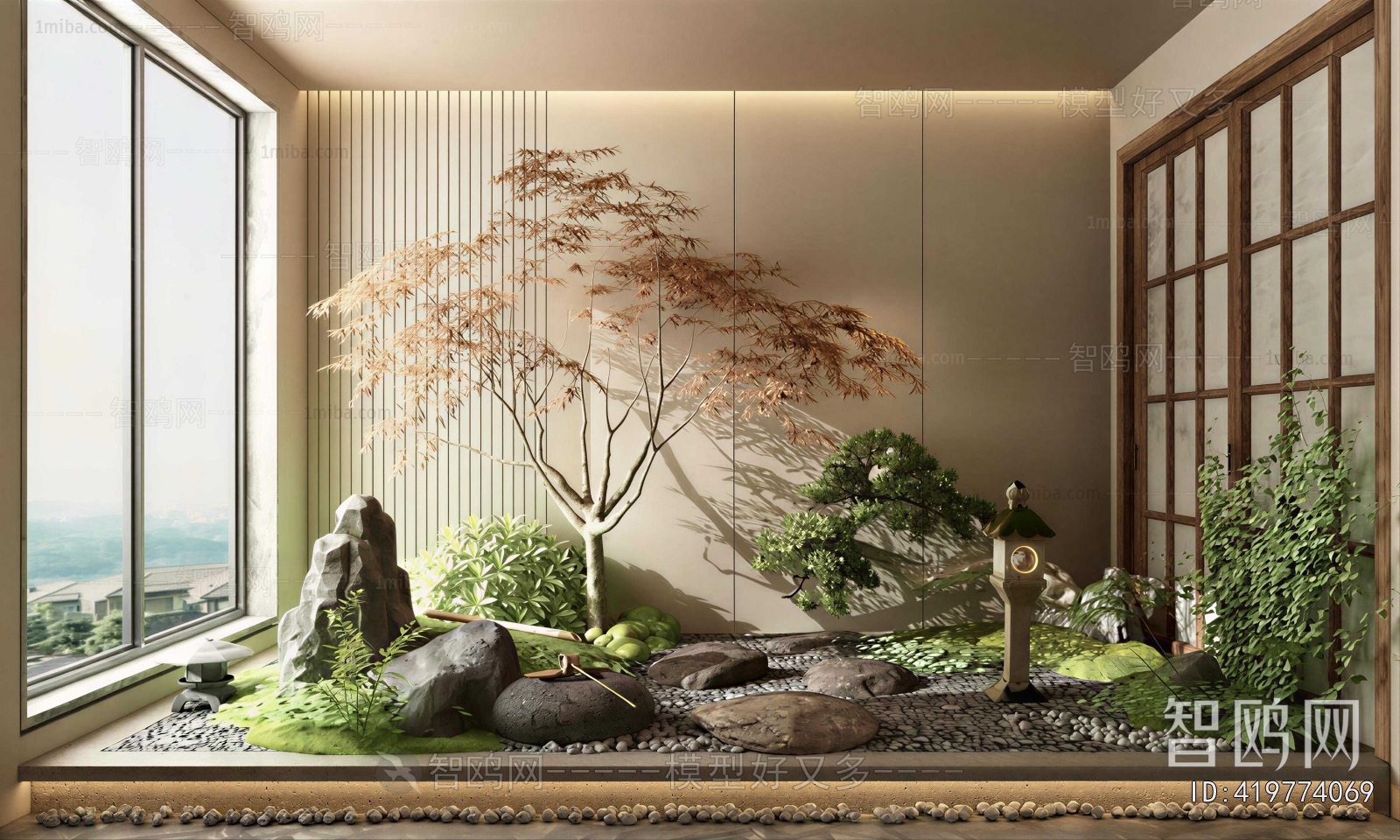 New Chinese Style Plant Landscaping