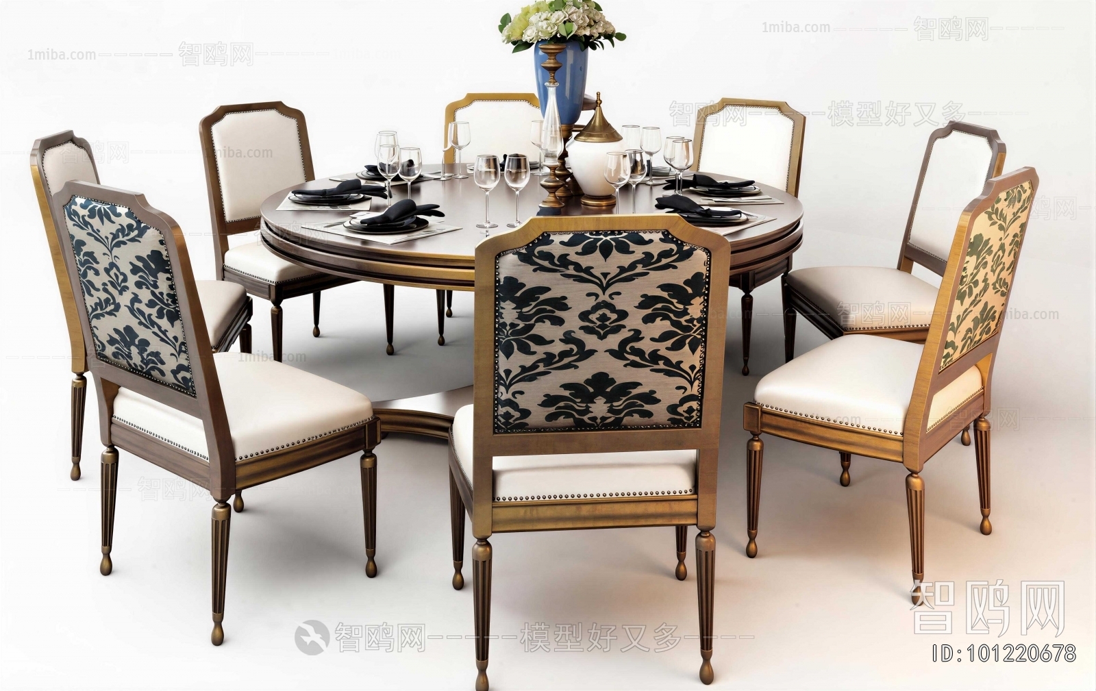New Classical Style Dining Table And Chairs