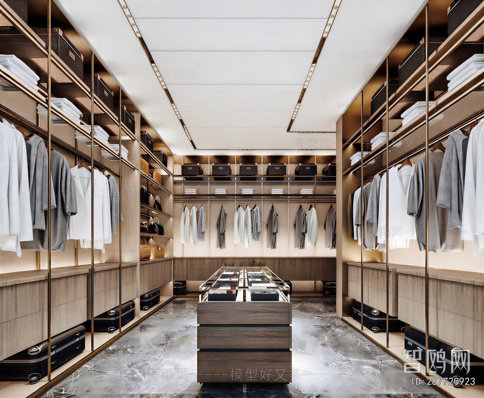 Modern Clothes Storage Area