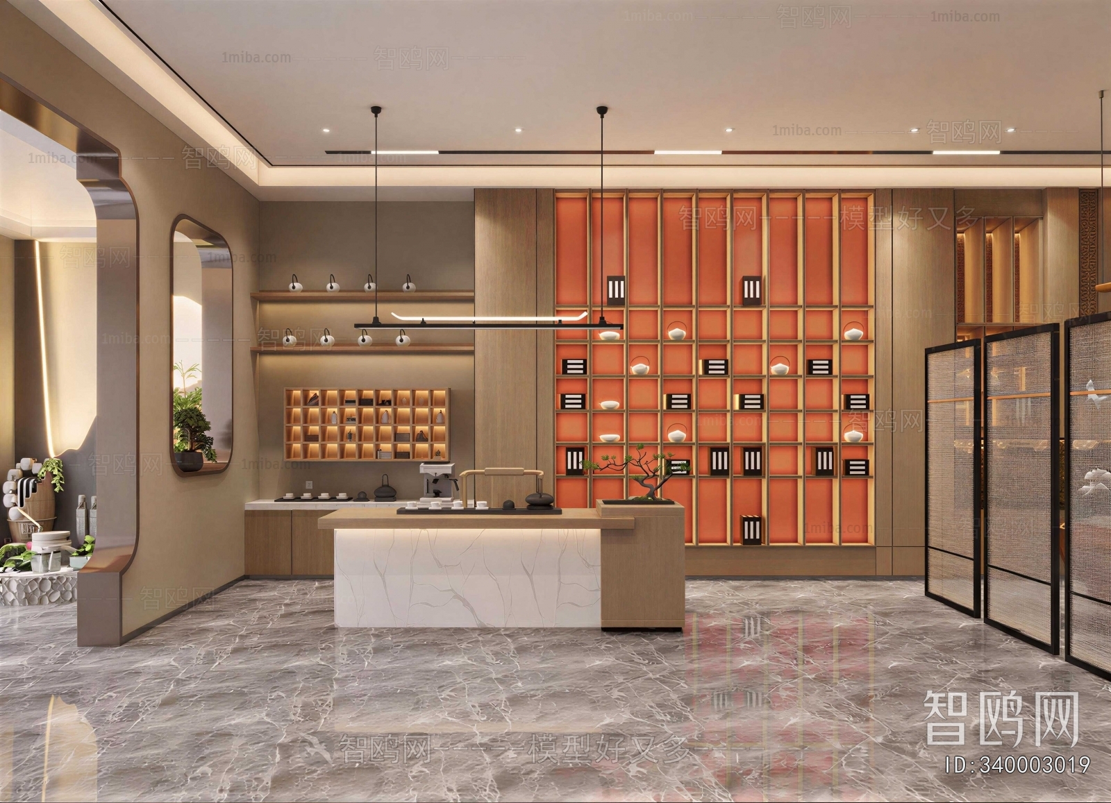 New Chinese Style Teahouse Tea House