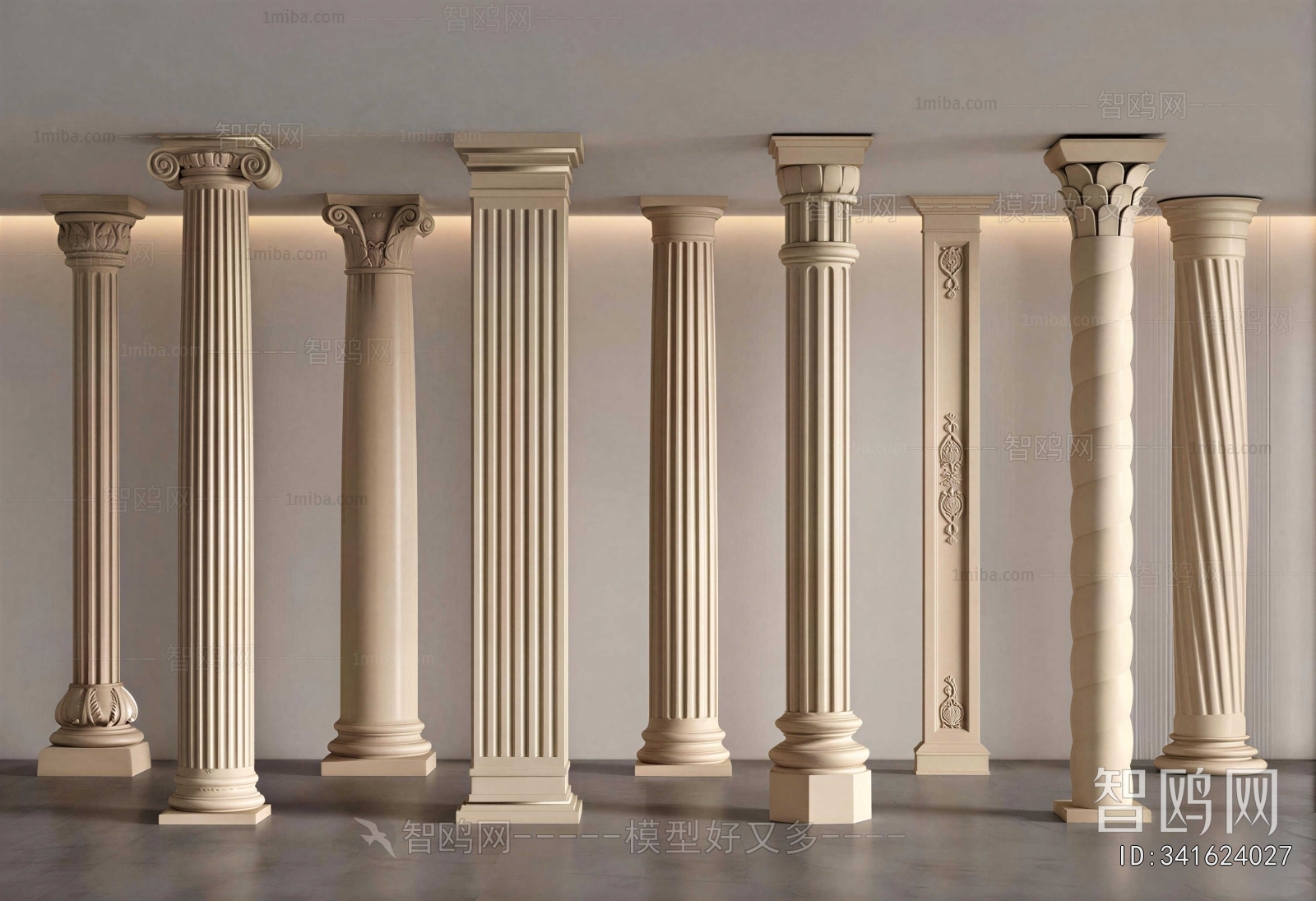 European Style Roman Pillar