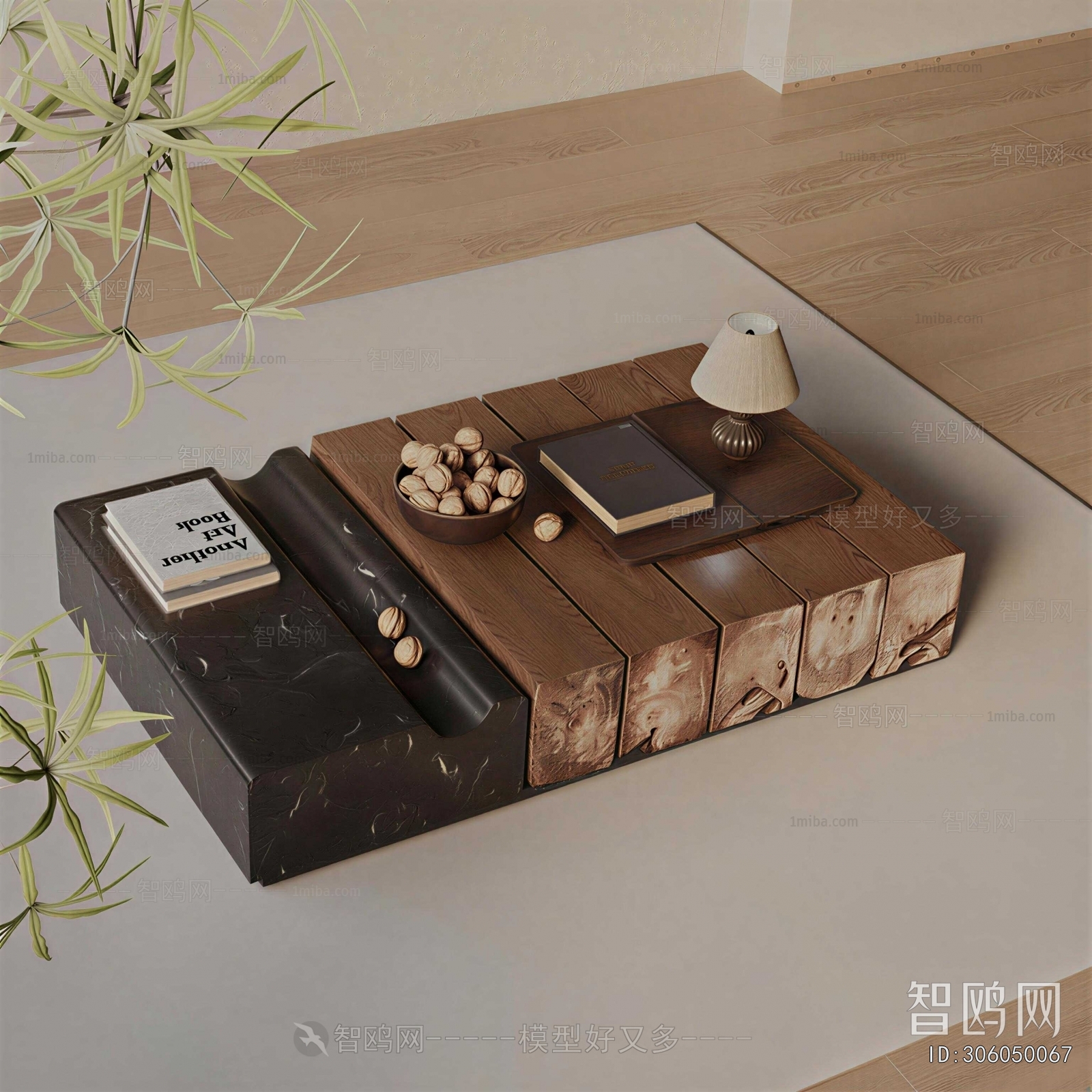 Wabi-sabi Style Coffee Table