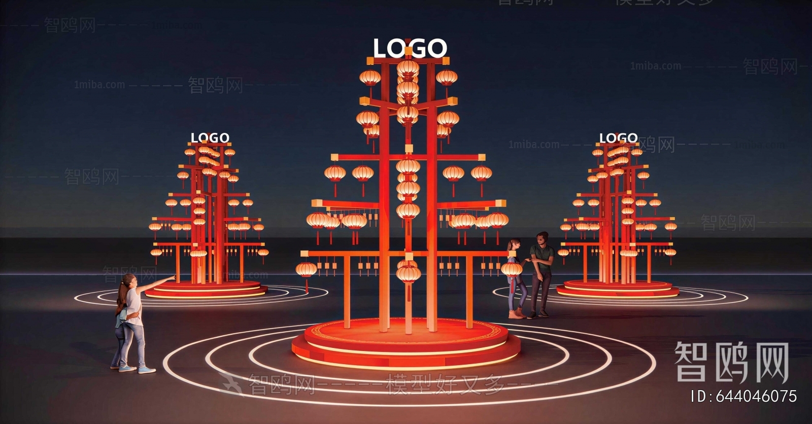 New Chinese Style Outdoor Light