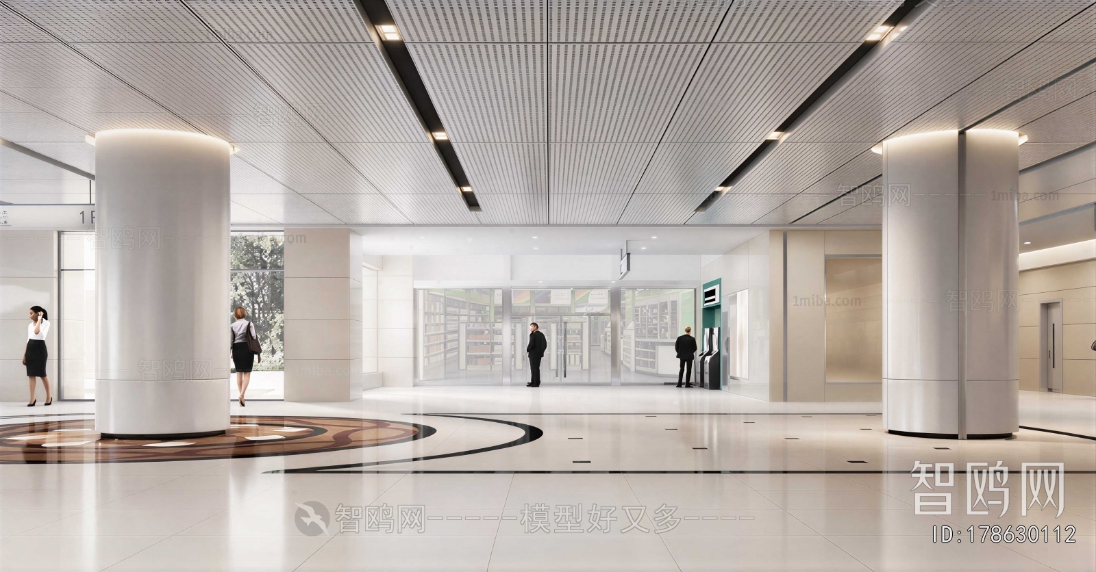 Modern Office Reception Desk