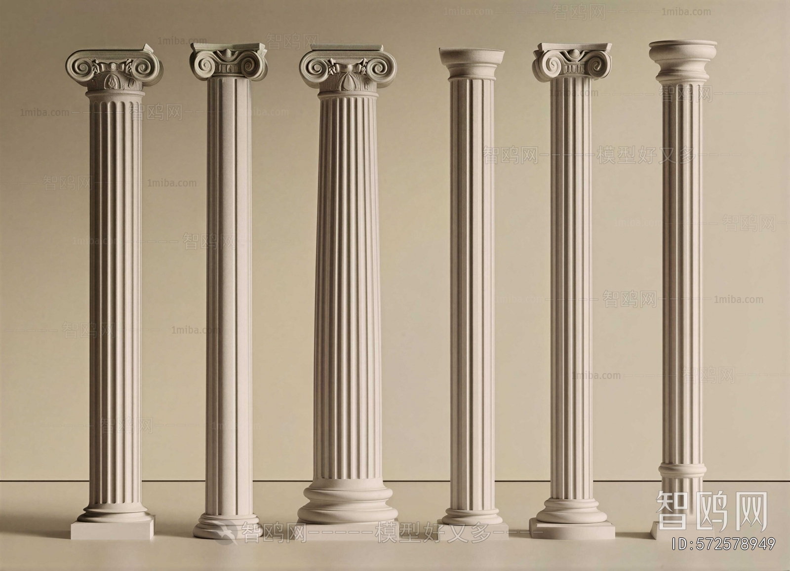 European Style Roman Pillar