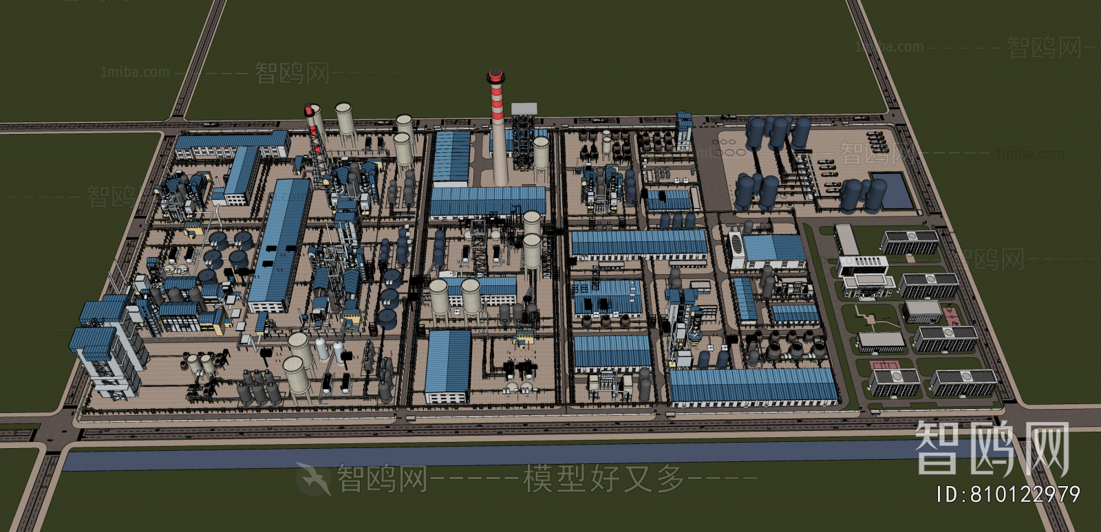 Modern Industrial Building