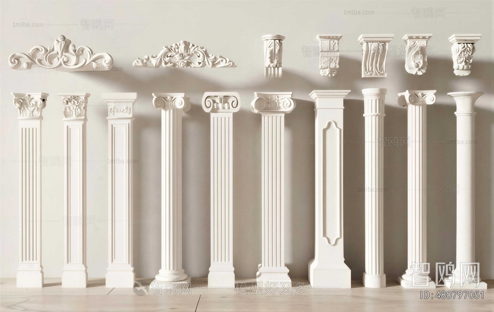 European Style Roman Pillar