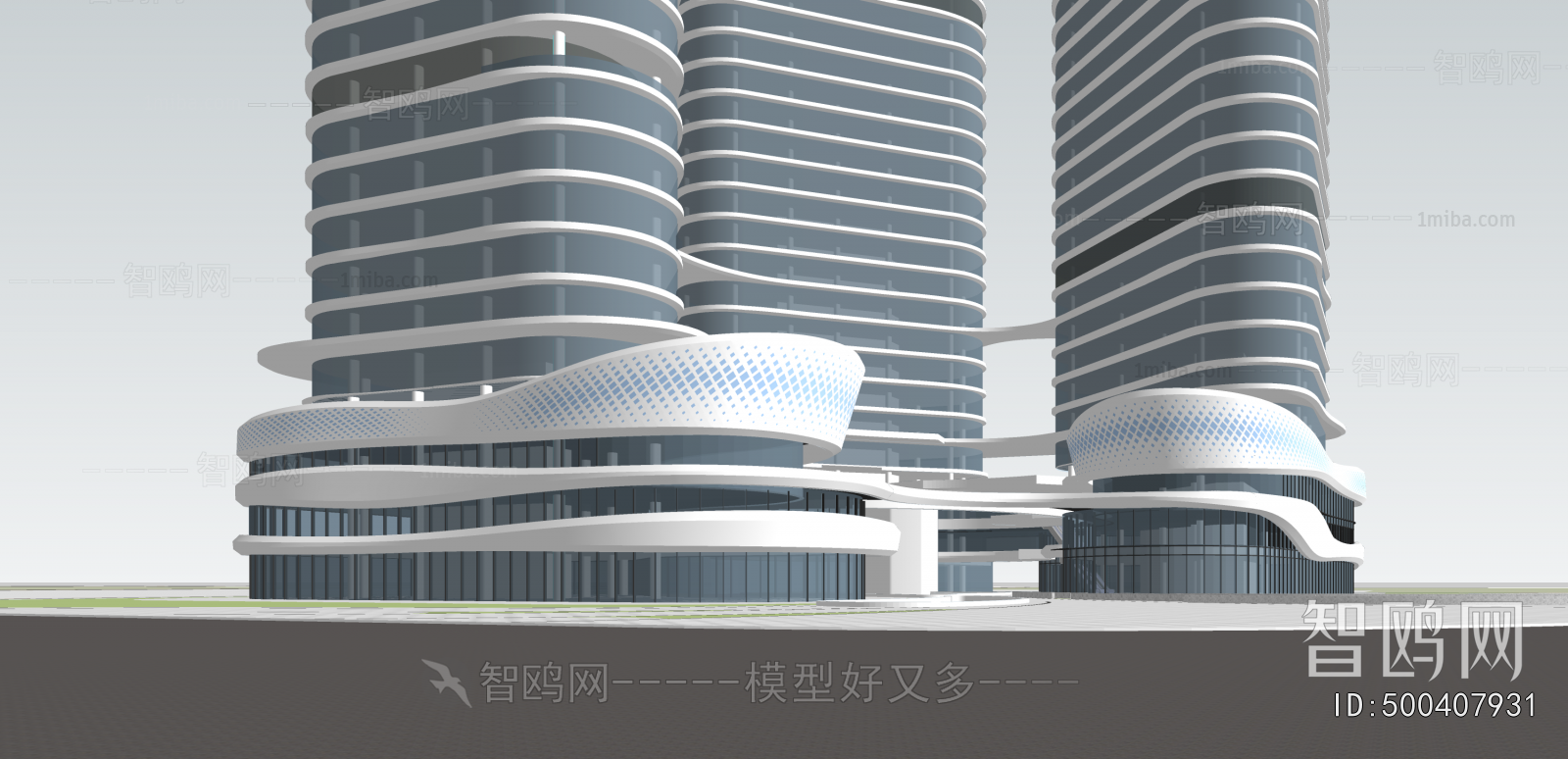 Modern Appearance Of Commercial Building