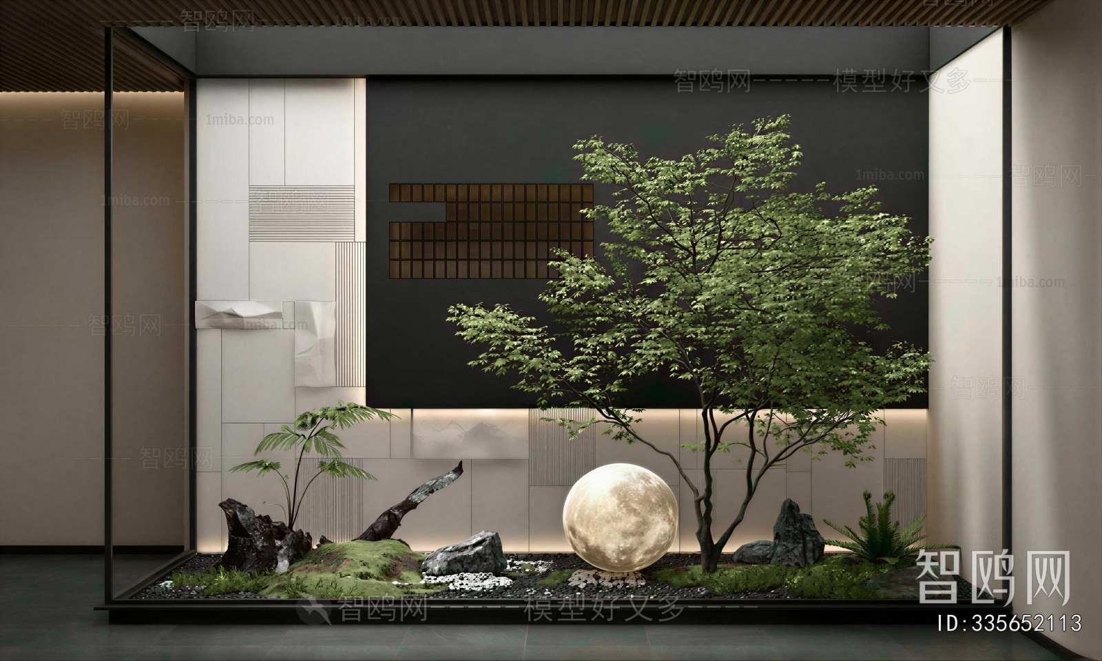New Chinese Style Plant Landscaping