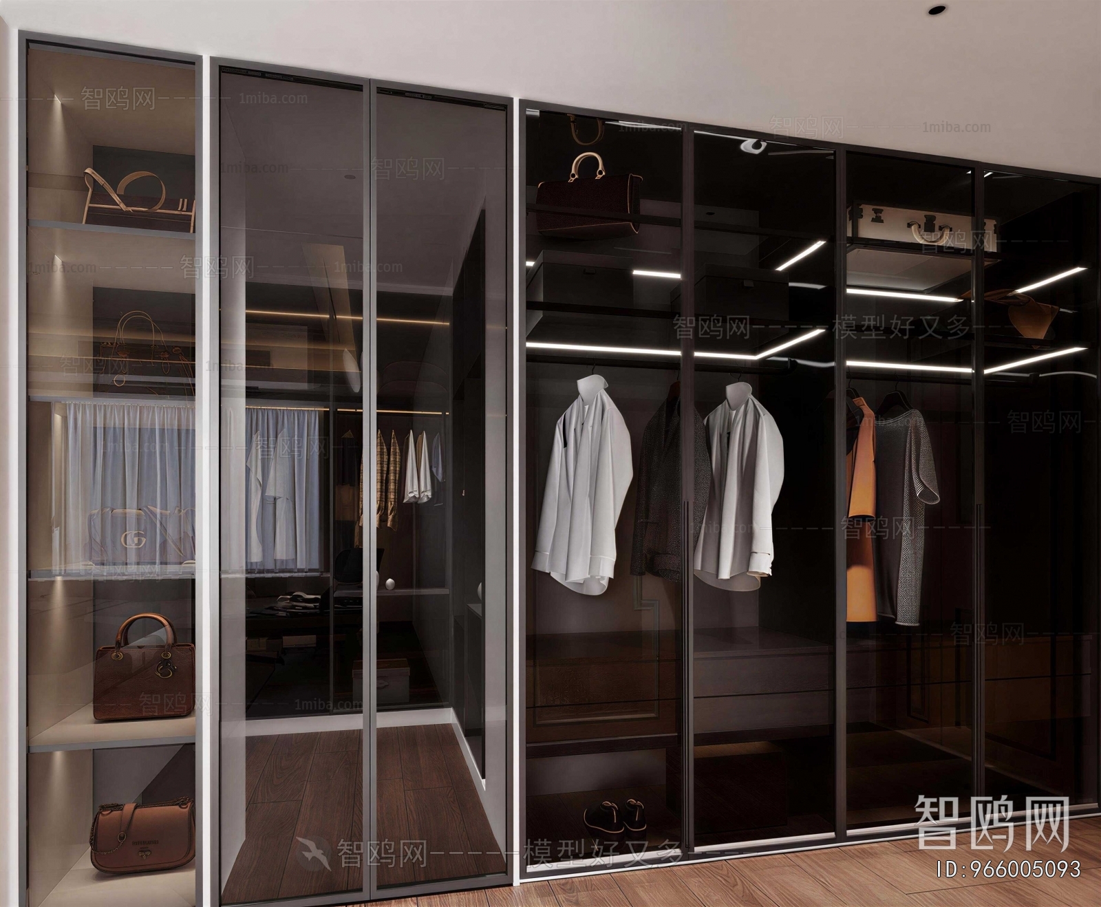 Modern Clothes Storage Area