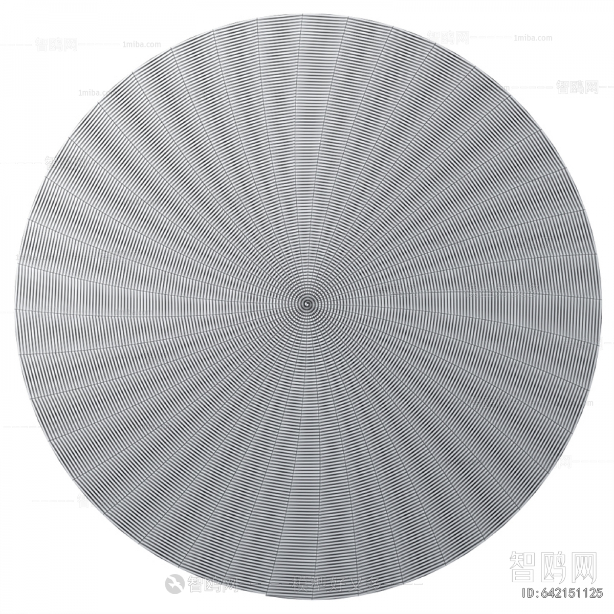 Wabi-sabi Style Circular Carpet