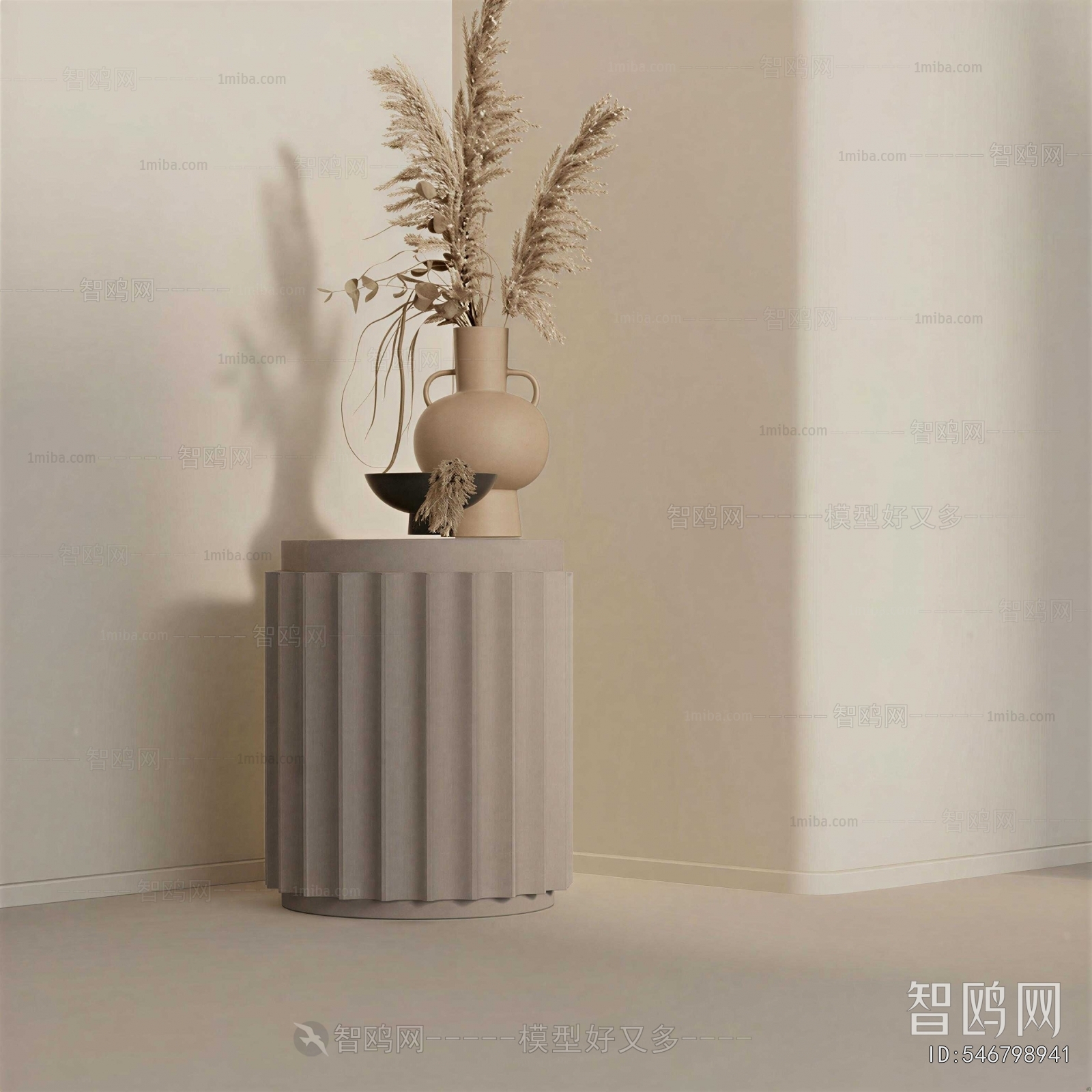 Wabi-sabi Style Side Table/corner Table