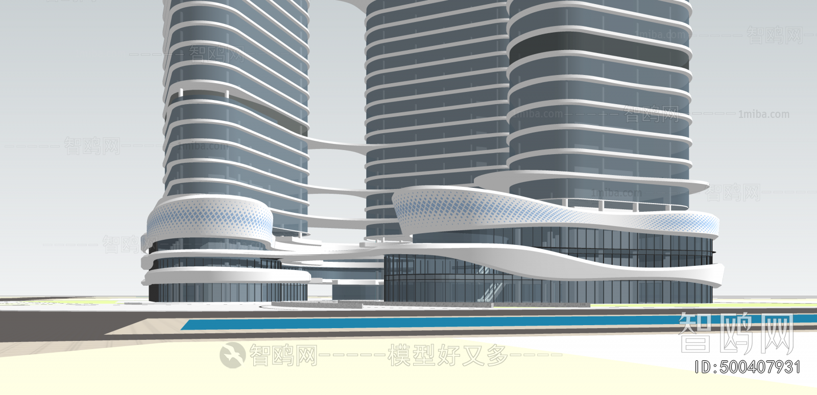 Modern Appearance Of Commercial Building