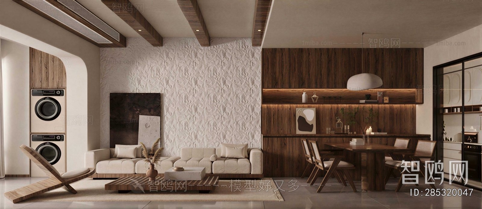 Wabi-sabi Style A Living Room
