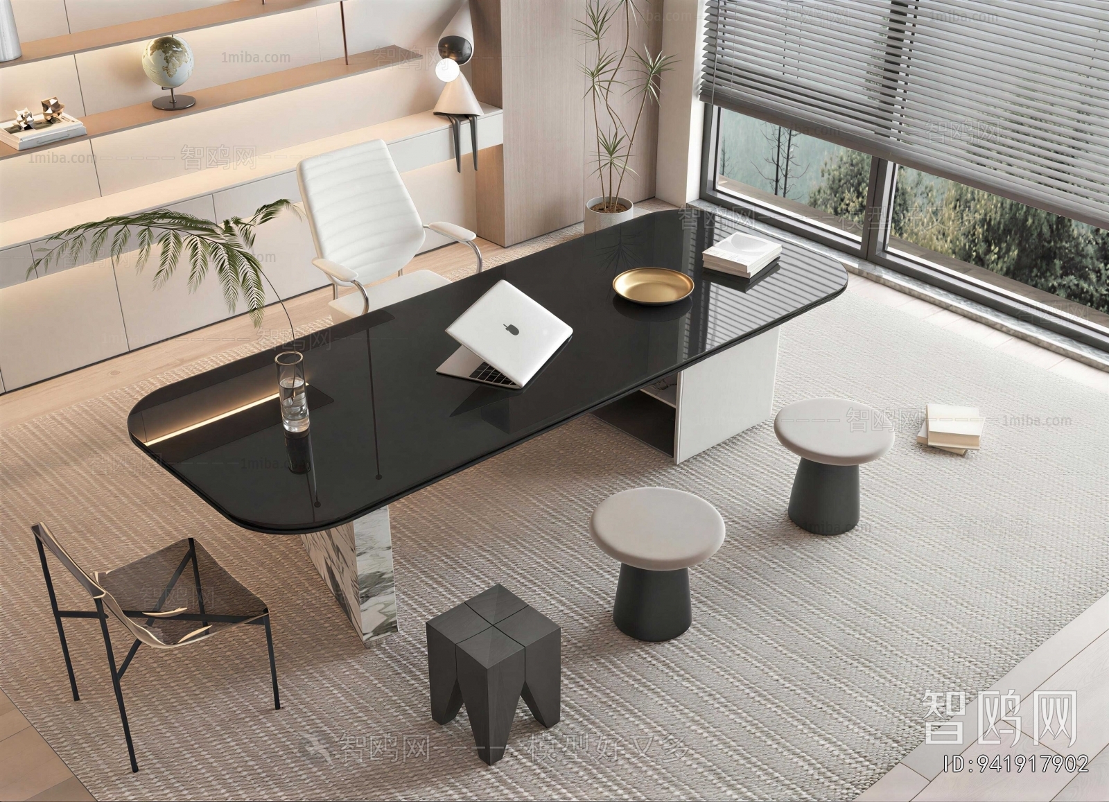 Modern Computer Desk And Chair