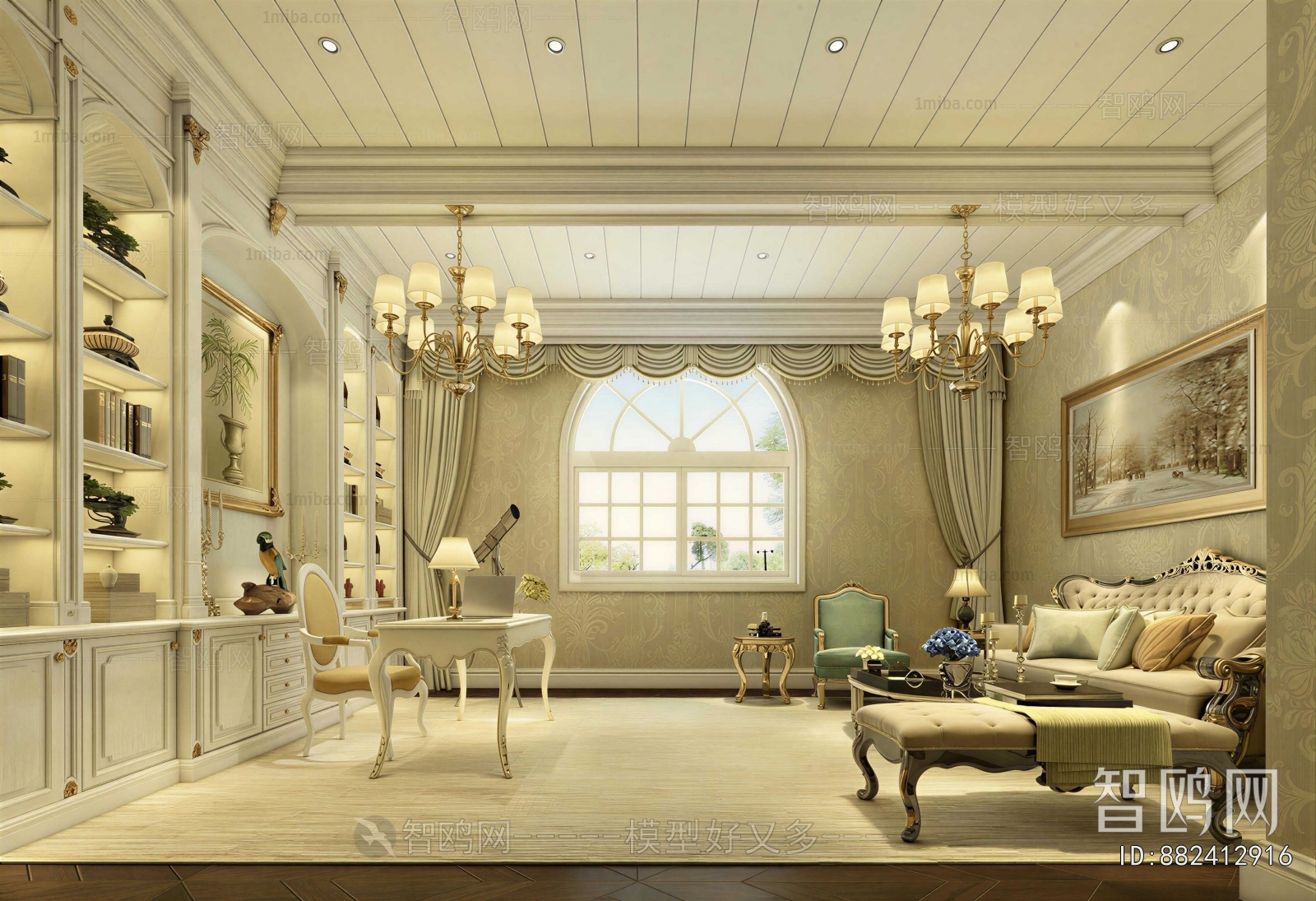 European Style A Living Room