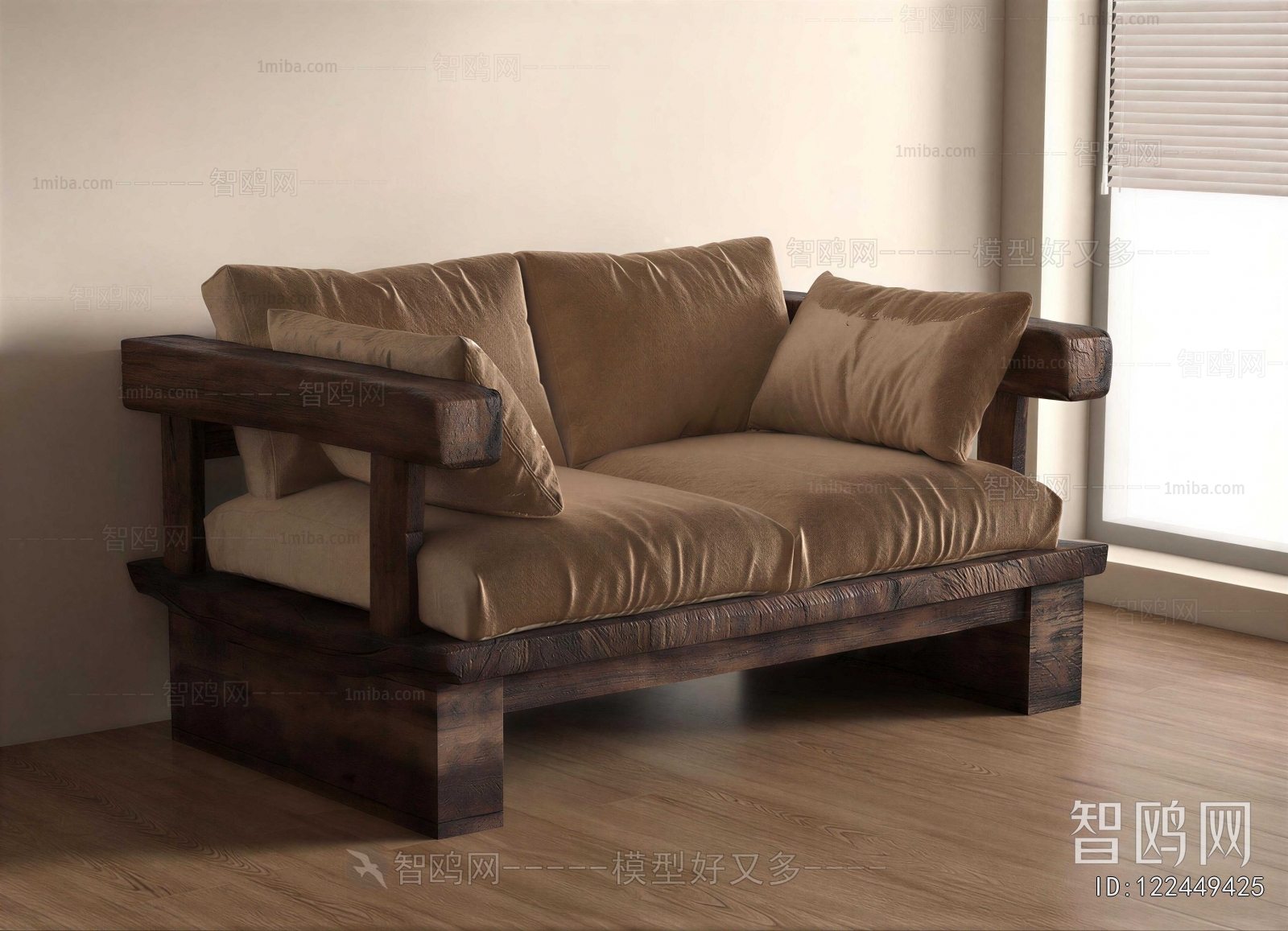 Wabi-sabi Style A Sofa For Two