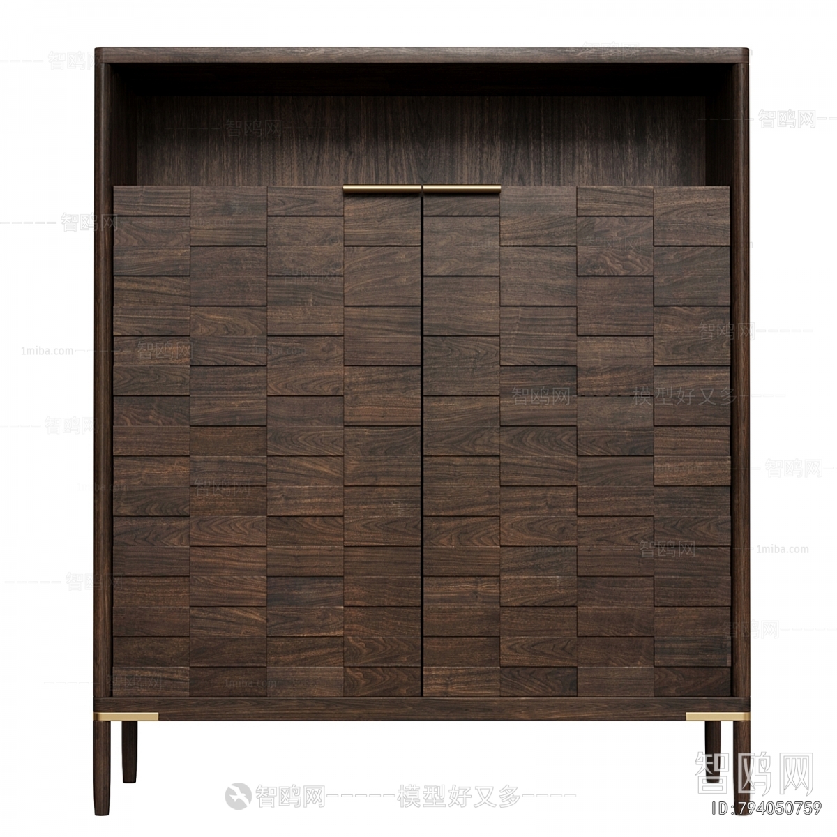 Wabi-sabi Style Side Cabinet