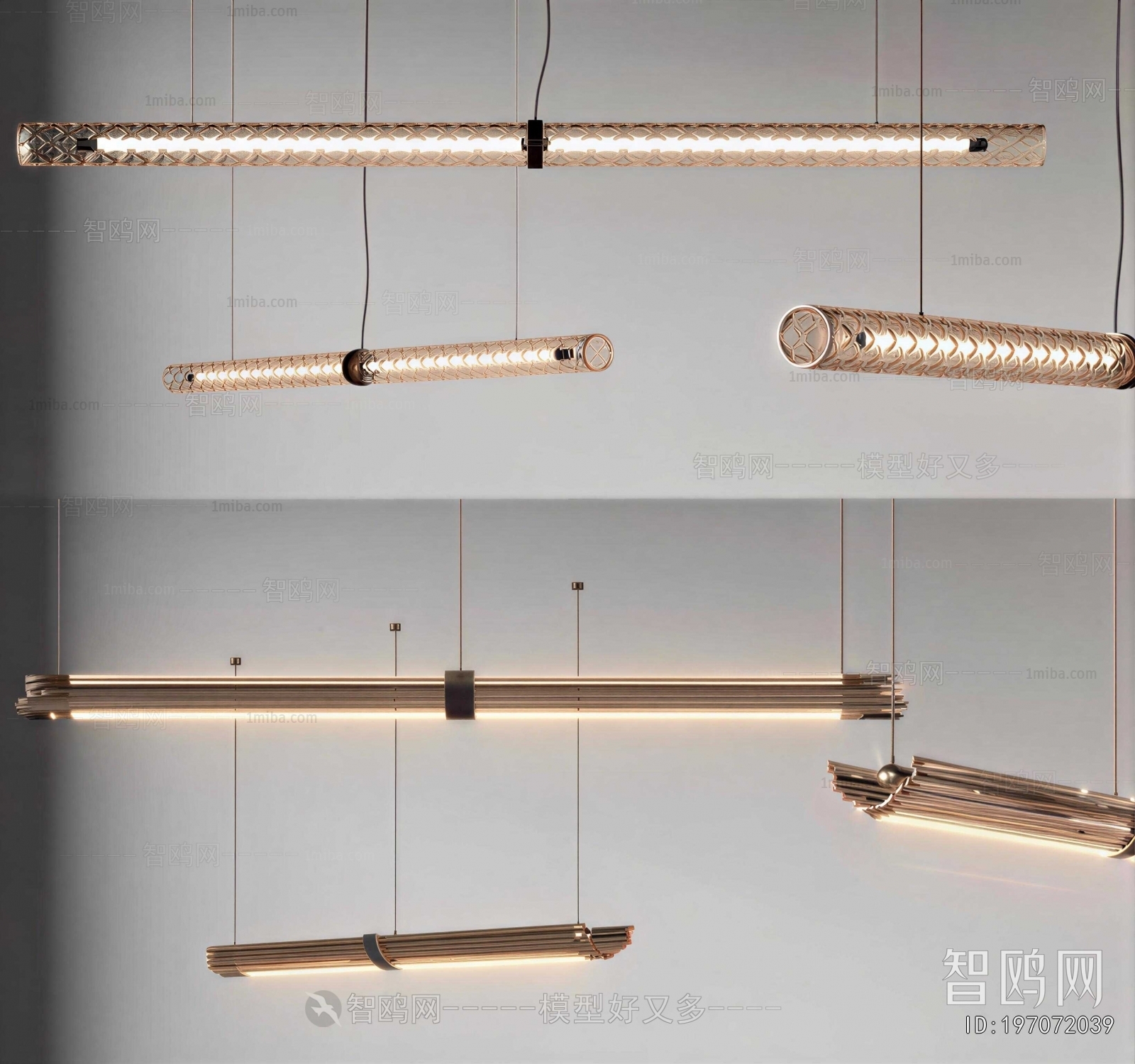 Modern Long Chandelier