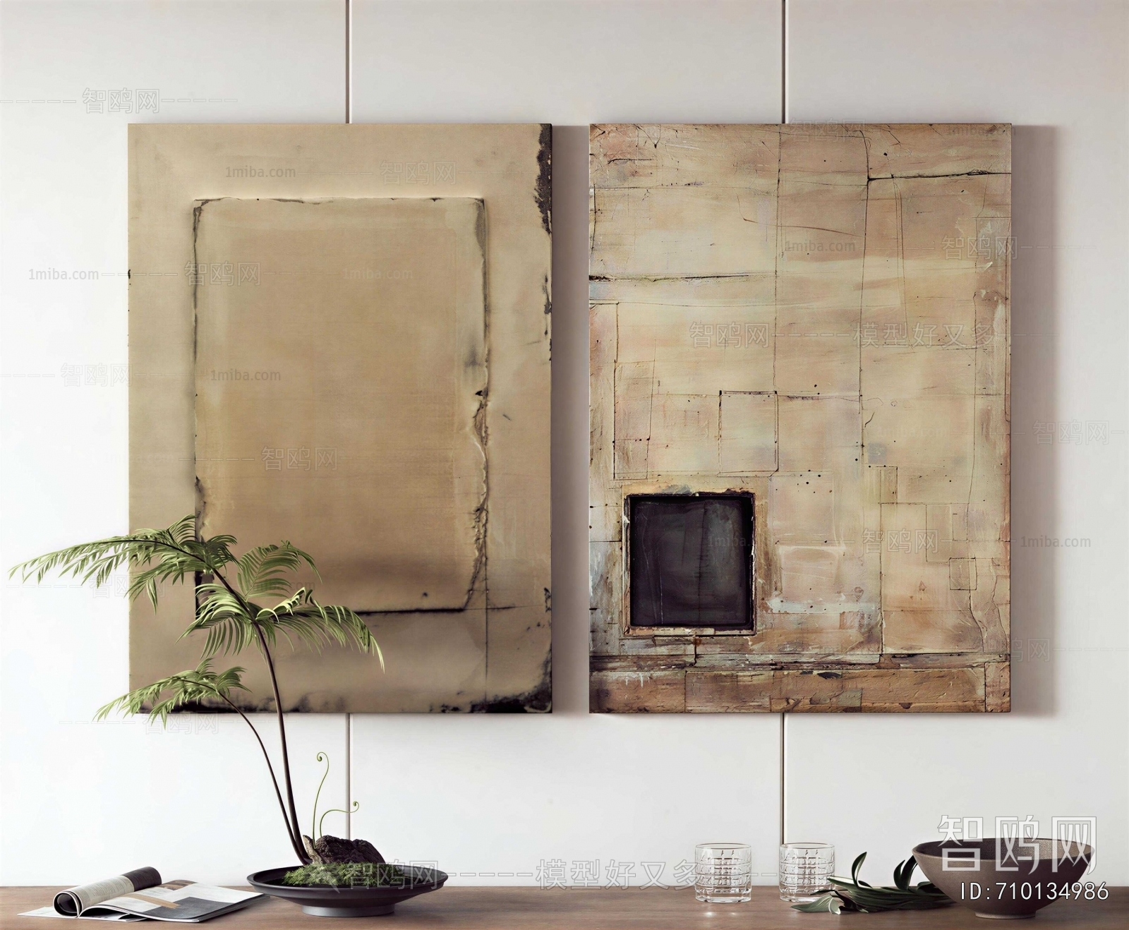 Wabi-sabi Style Painting