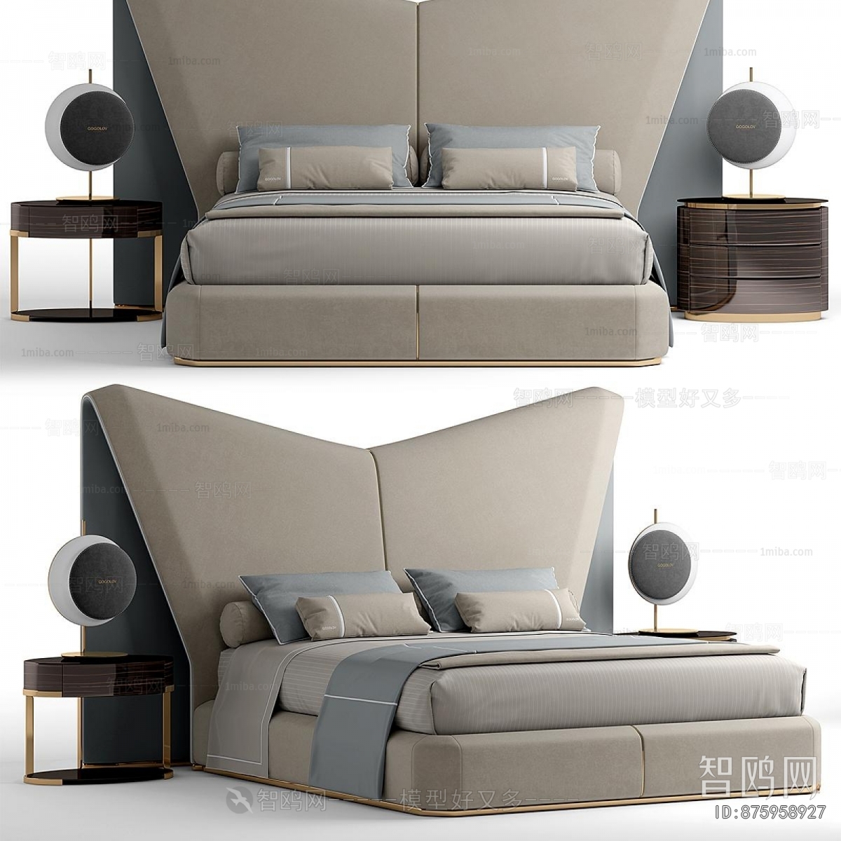 Modern Double Bed