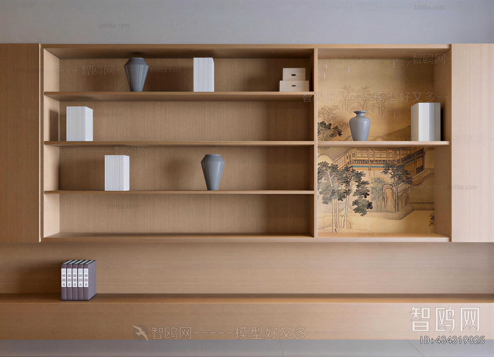 New Chinese Style Bookcase