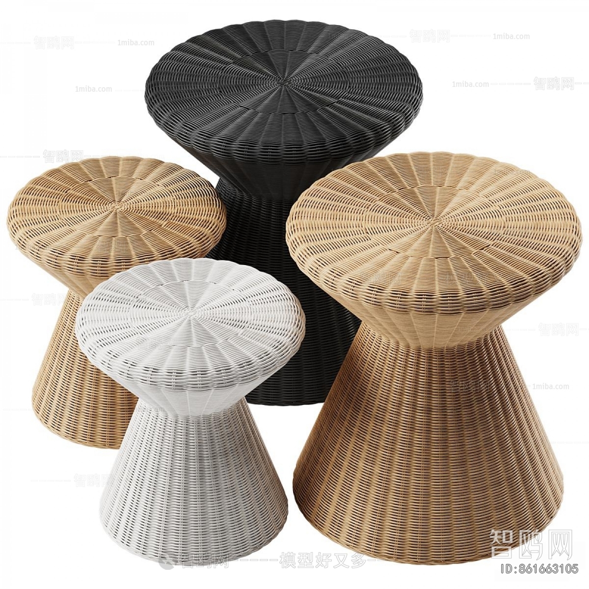 Wabi-sabi Style Side Table/corner Table