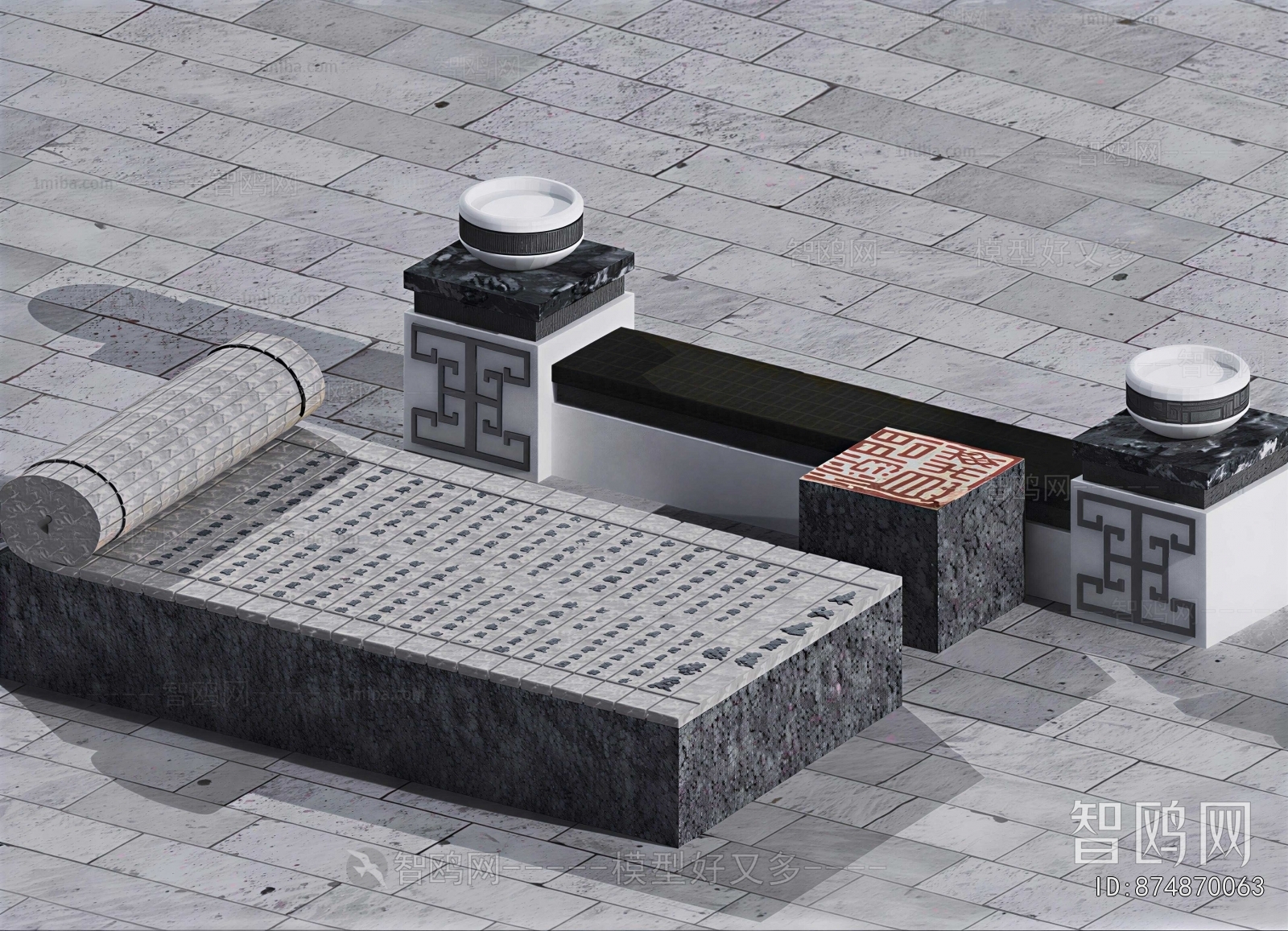 New Chinese Style Outdoor Chair