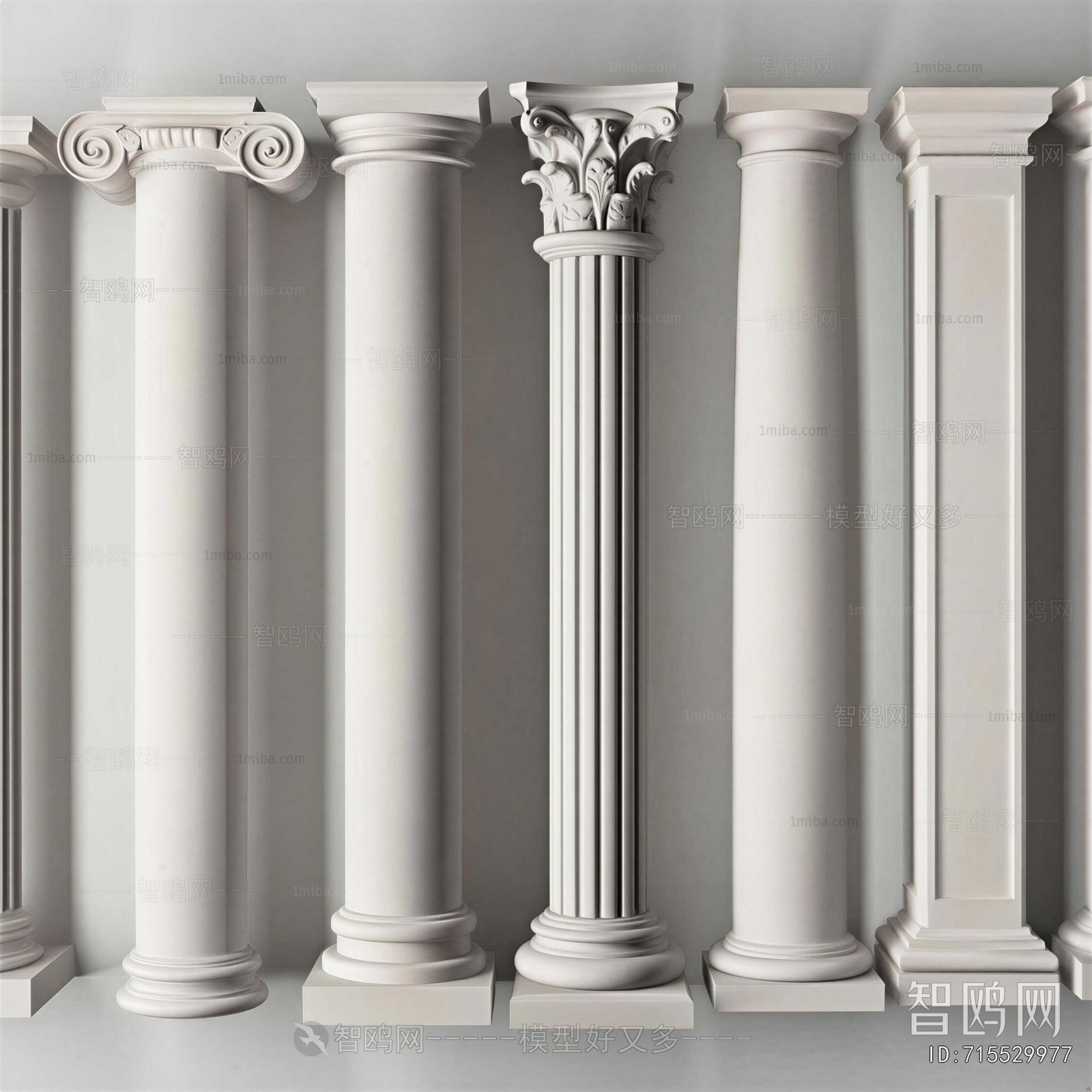 European Style Roman Pillar