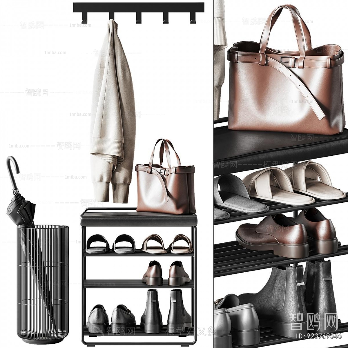 Modern Shoe Cabinet