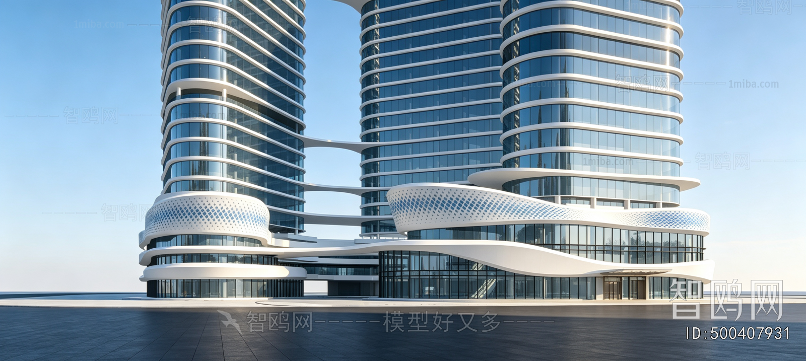 Modern Appearance Of Commercial Building