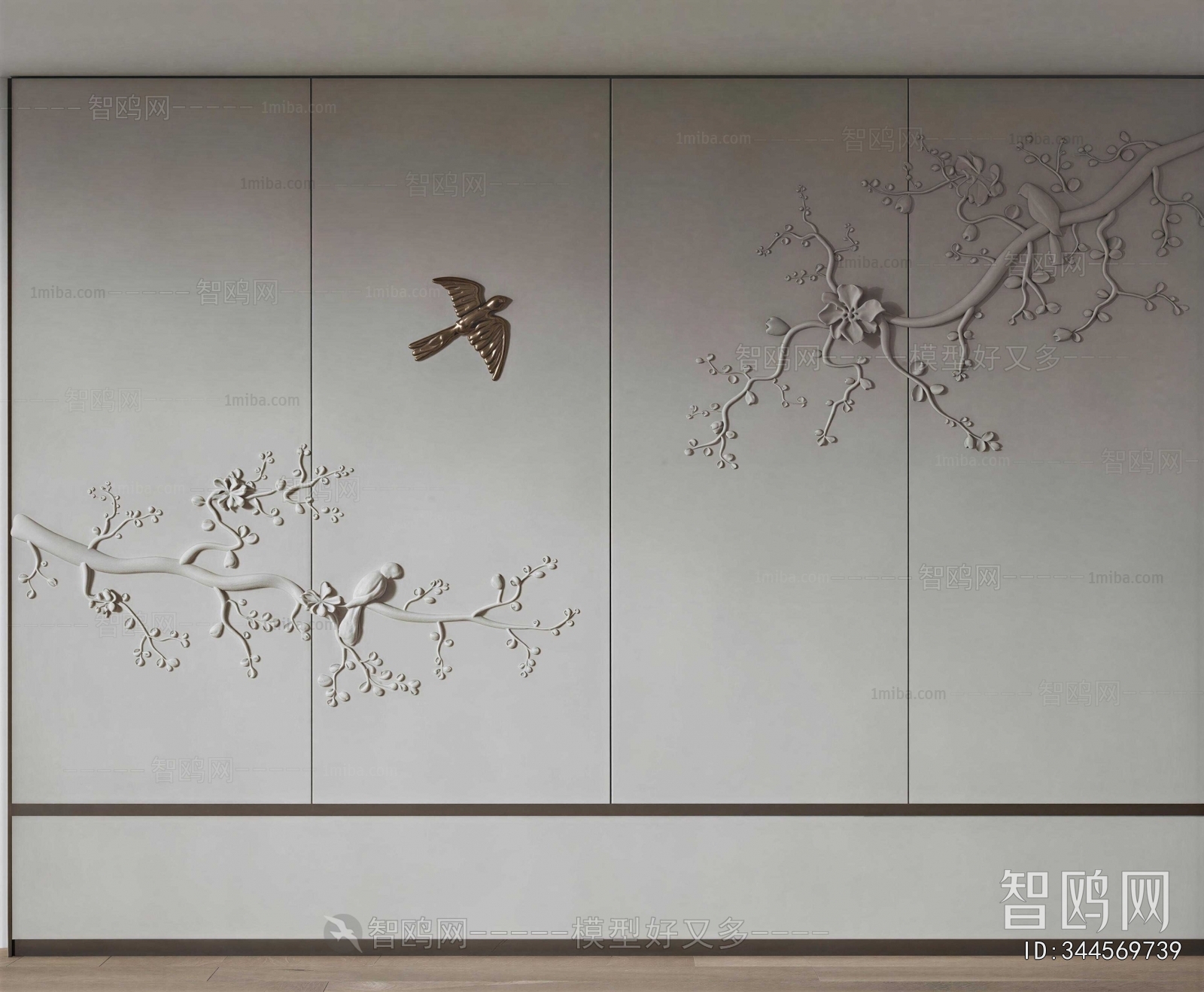 New Chinese Style TV Wall