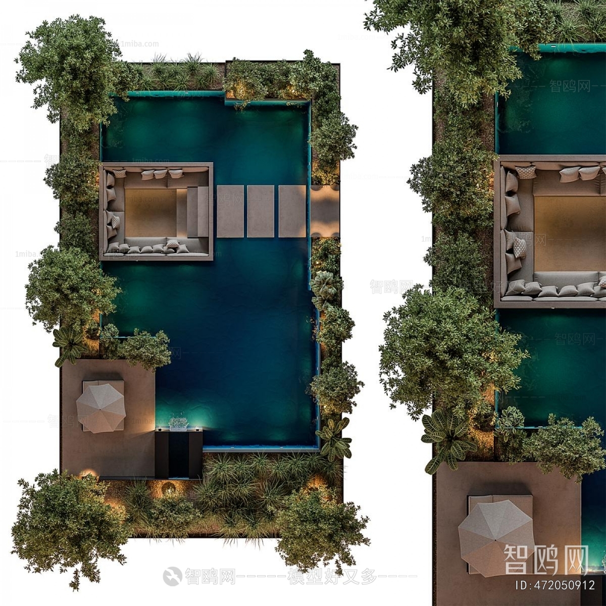 Modern Courtyard/landscape