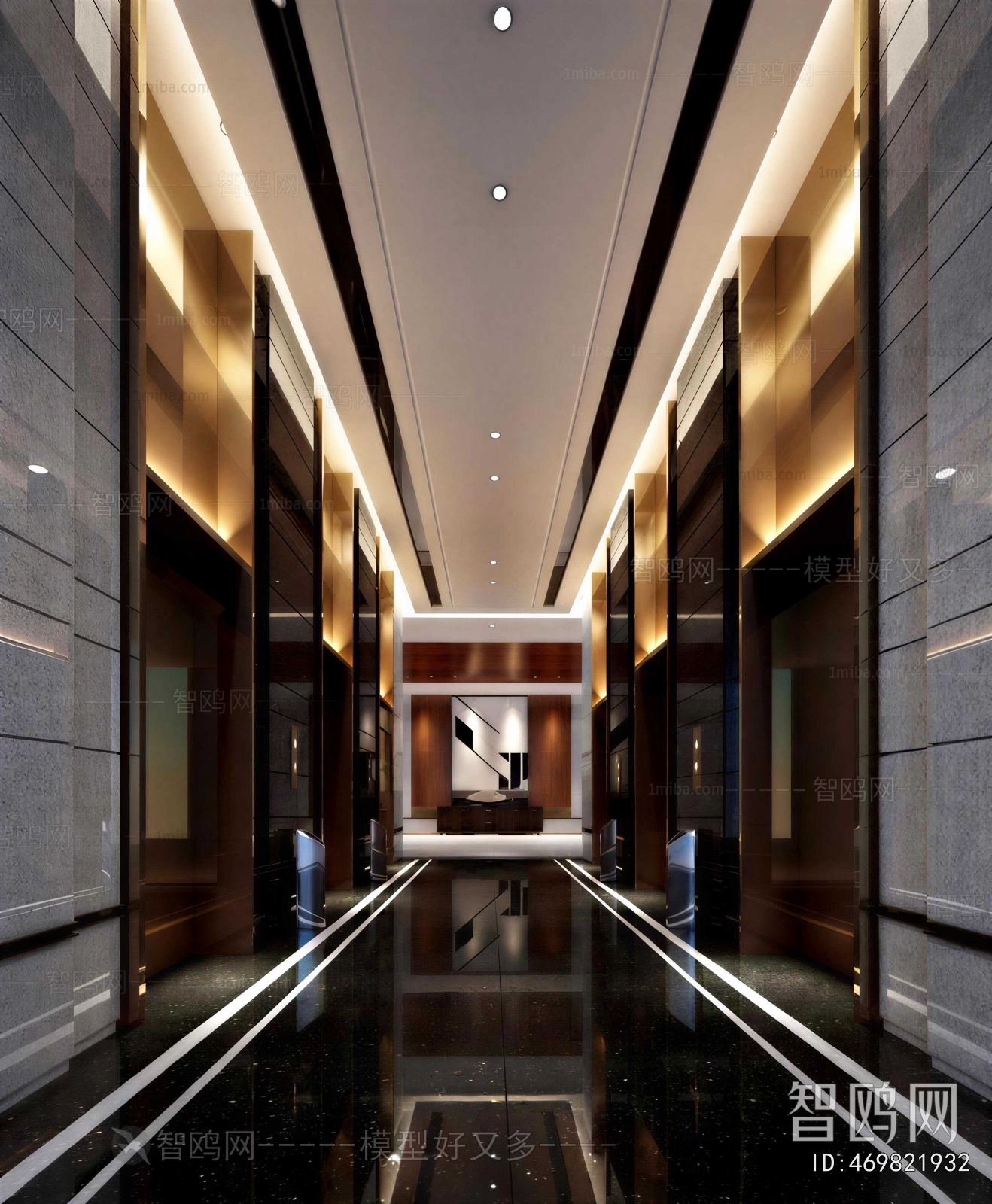 Modern Office Aisle