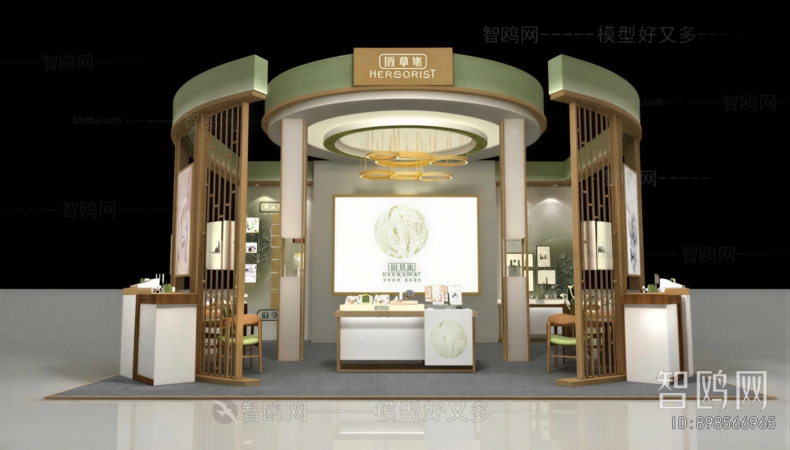 New Chinese Style Exhibition Hall