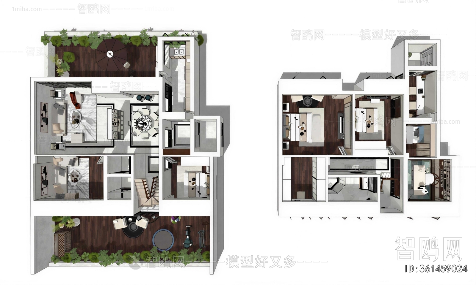 Modern A Bird's-eye View Of Home Decoration