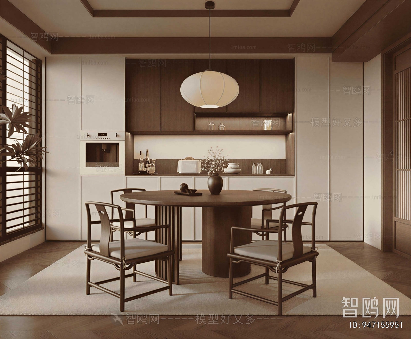 New Chinese Style Dining Room