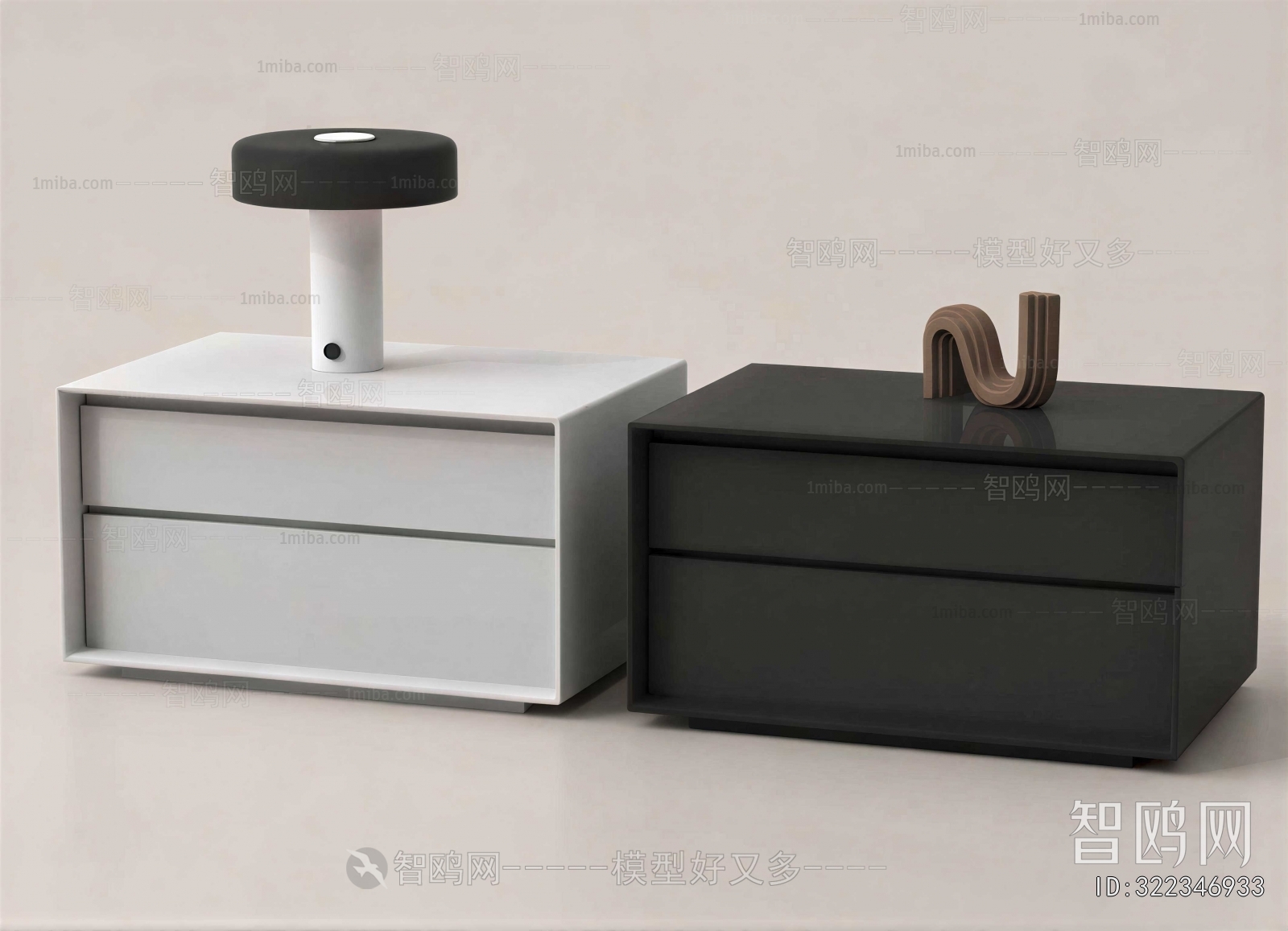 Modern Bedside Cupboard