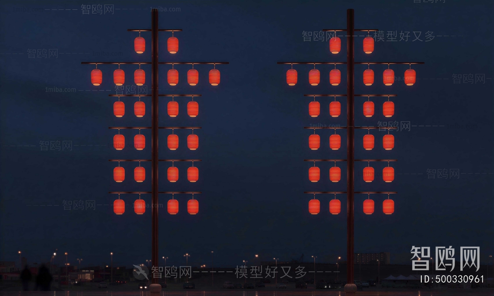 New Chinese Style Outdoor Light